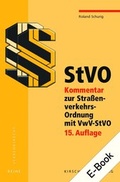 Cover: StVO - Kommentar zur Stra&szlig;enverkehrs-Ordnung mit VwV-StVO - Kirschbaum