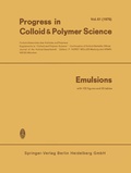 Cover: Emulsions - Steinkopff