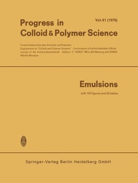 Enlarge image Cover: Emulsions - Steinkopff