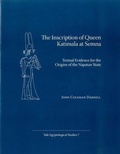 Cover: The Inscription of Queen Katimala at Semna - Yale Egyptological Institute
