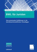 Cover: BWL f&uuml;r Juristen - Springer Gabler