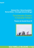 Cover: Forschendes Theater in Sozialen Feldern - kopaed