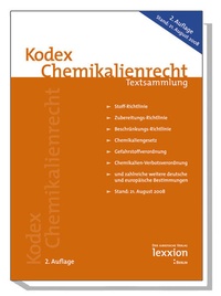 Abbildung von: Kodex Chemikalienrecht - Lexxion Verlagsgesellschaft