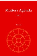 Cover: Agenda der Supramentalen Aktion auf der Erde / Mutters Agenda 1971 - Institut f. Evolutionsforsch.