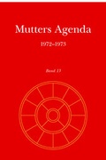 Cover: Agenda der Supramentalen Aktion auf der Erde / Mutters Agenda 1972-1973 - Institut f. Evolutionsforsch.