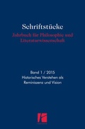 Cover: Historisches Verstehen als Reminiszenz und Vision - heptagon