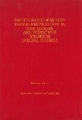Cover: Greek Documentary Papyri from Egypt in the Berlin Aegyptisches Museum - American Society of Papyrologists