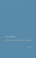 Cover: Kulturwissenschaft und Naturwissenschaft - Celtis Verlag e.K.