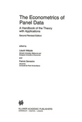 Cover: The Econometrics of Panel Data - Springer