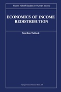 Cover: Economics of Income Redistribution - Springer