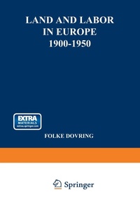 Abbildung von: Land and Labor in Europe 1900-1950 - Springer