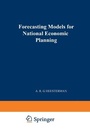 Cover: Forecasting models for national economic planning - Springer