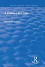 Cover: A Preface to Logic (1946) - Routledge