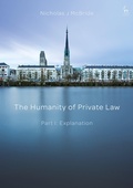 Cover: The Humanity of Private Law - Hart Publishing