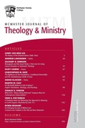 Cover: McMaster Journal of Theology and Ministry - Wipf & Stock Publishers