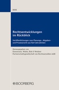 Cover: Rechtsentwicklungen im R&uuml;ckblick - Boorberg