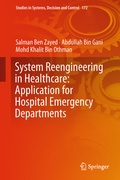 Cover: System Reengineering in Healthcare: Application for Hospital Emergency Departments - Springer