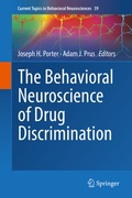 Cover: The Behavioral Neuroscience of Drug Discrimination - Springer