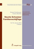 Cover: Neunte Schweizer Familienrecht&sect;tage - St&auml;mpfli Verlag AG