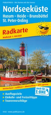 Abbildung von: Nordseeküste, Husum - Heide - Brunsbüttel, St. Peter-Ording - Freytag-Berndt und ARTARIA