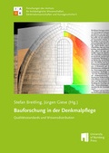 Cover: Bauforschung in der Denkmalpflege - University of Bamberg Press