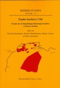 Cover: &Eacute;tudes berb&egrave;res VIII. Essais sur la linguistique historique berb&egrave;re et autres articles - K&ouml;ppe, R