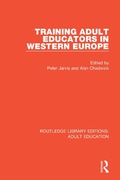 Cover: Training Adult Educators in Western Europe - Routledge