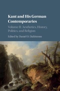 Cover: Kant and his German Contemporaries: Volume 2, Aesthetics, History, Politics, and Religion - Cambridge University Press