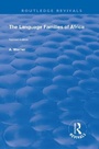 Cover: The Language Families Of Africa - Routledge