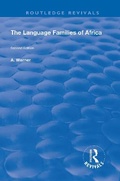 Cover: The Language Families Of Africa - Routledge