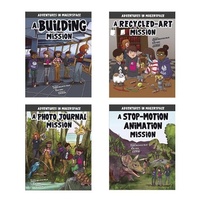 Enlarge image Cover: Adventures in Makerspace - Stone Arch Books