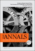 Cover: The ANNALS of the American Academy of Political and Social Science - SAGE Publications Inc