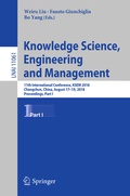 Cover: Knowledge Science, Engineering and Management - Springer
