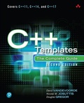 Cover: C++ Templates - Addison Wesley