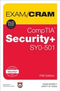 Cover: CompTIA Security+ SY0-501 Exam Cram - Pearson It Certification