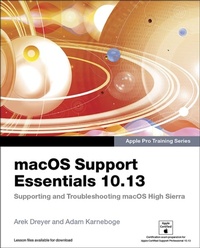Enlarge image Cover: macOS Support Essentials 10.13 - Apple Pro Training Series - Peachpit Press Publications
