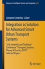 Cover: Integration as Solution for Advanced Smart Urban Transport Systems - Springer