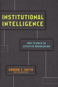 Cover: Institutional Intelligence - IVP Academic
