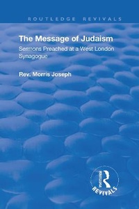 Enlarge image Cover: The Message of Judaism - Routledge