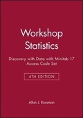 Cover: Workshop Statistics: Discovery with Data, 4e with Minitab 17 Access Code Set - Wiley