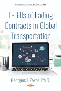 Abbildung von: E-Bills of Lading Contracts in Global Transportation - Nova Science Publishers