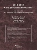 Cover: Civil Procedure Supplement, for Use with All Pleading and Procedure Casebooks, 2018-2019 - West Academic Press