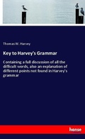 Cover: Key to Harvey's Grammar - Hansebooks