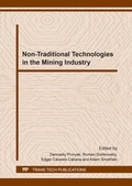 Cover: Non-Traditional Technologies in the Mining Industry - Trans Tech Publications Ltd
