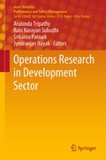 Cover: Operations Research in Development Sector - Springer