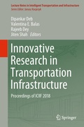 Cover: Innovative Research in Transportation Infrastructure - Springer