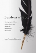Cover: Burdens of Proof - MIT Press
