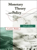 Cover: Monetary Theory and Policy, third edition - MIT Press
