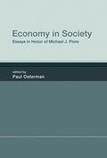 Cover: Economy in Society - MIT Press