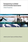 Cover: Transparency in Global Environmental Governance - MIT Press